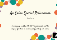 Blog 21 - An Extra Special Retirement